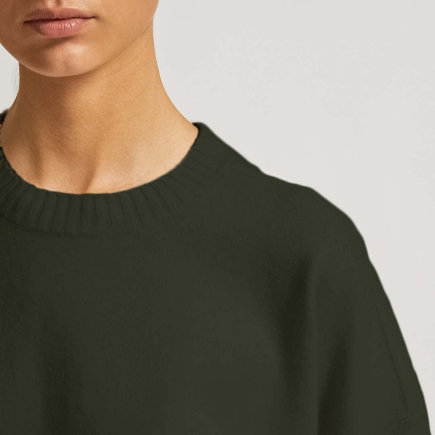 YVES SALOMON Knitwear | Pullover Wool Knit Military Green