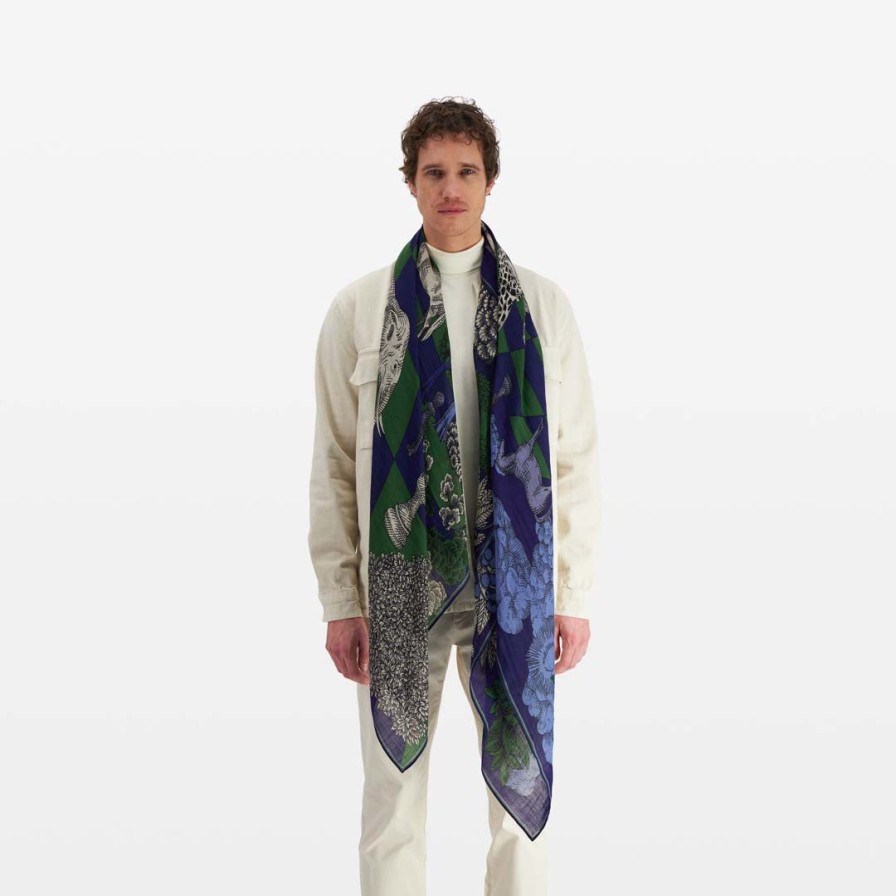 INOUI EDITIONS Scarves | Scarf Magnus Green Vert