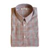 Leathersmith of London Shirts | 5428A Checked Blue Shirt