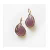 Loulou de la Falaise Jewellery | Simple Earrings - Mauve