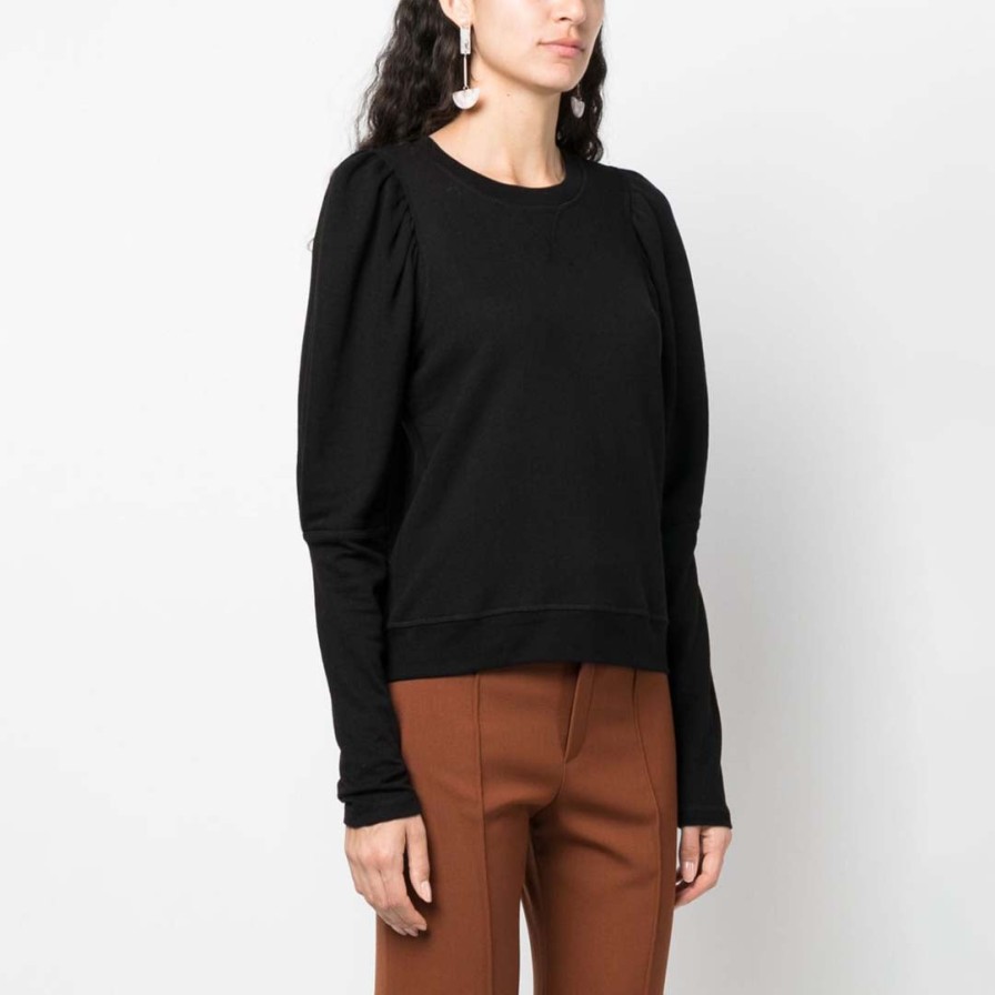 ULLA JOHNSON Sweatshirts | Philo Pullover- Rn Sweatshirt Noir