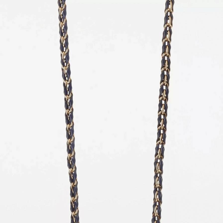 LA COQUE FRANCAISE Phone Chains | Lou Blue Gold Chain