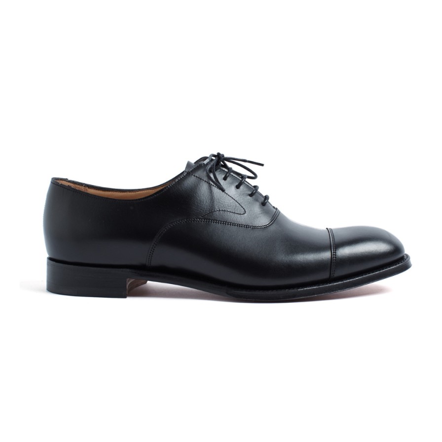 Leathersmith of London Shoes | Alfred Oxford - Black