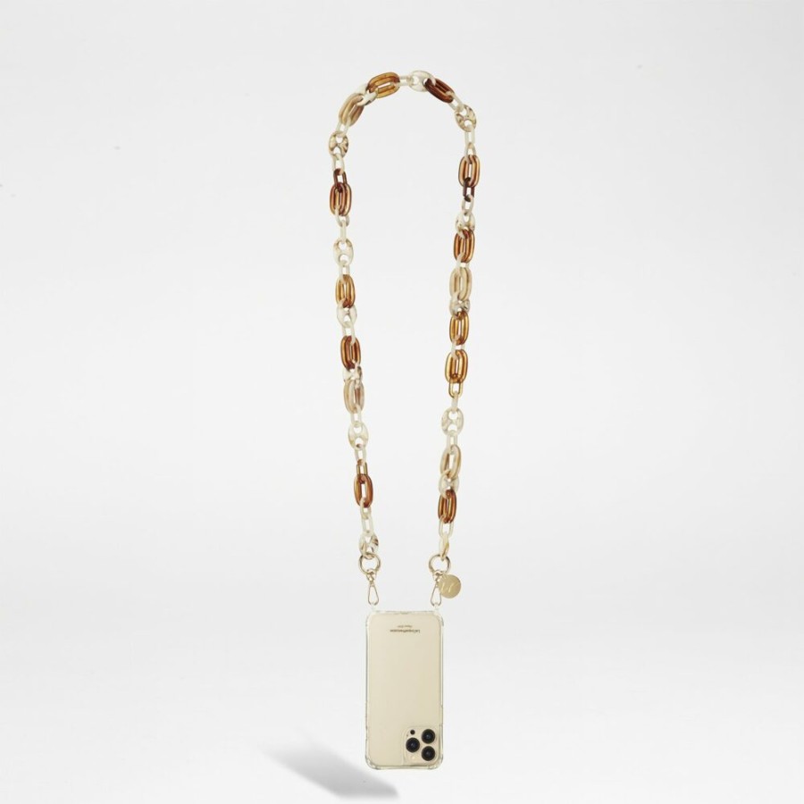 LA COQUE FRANCAISE Phone Chains | Andy Beige Chain