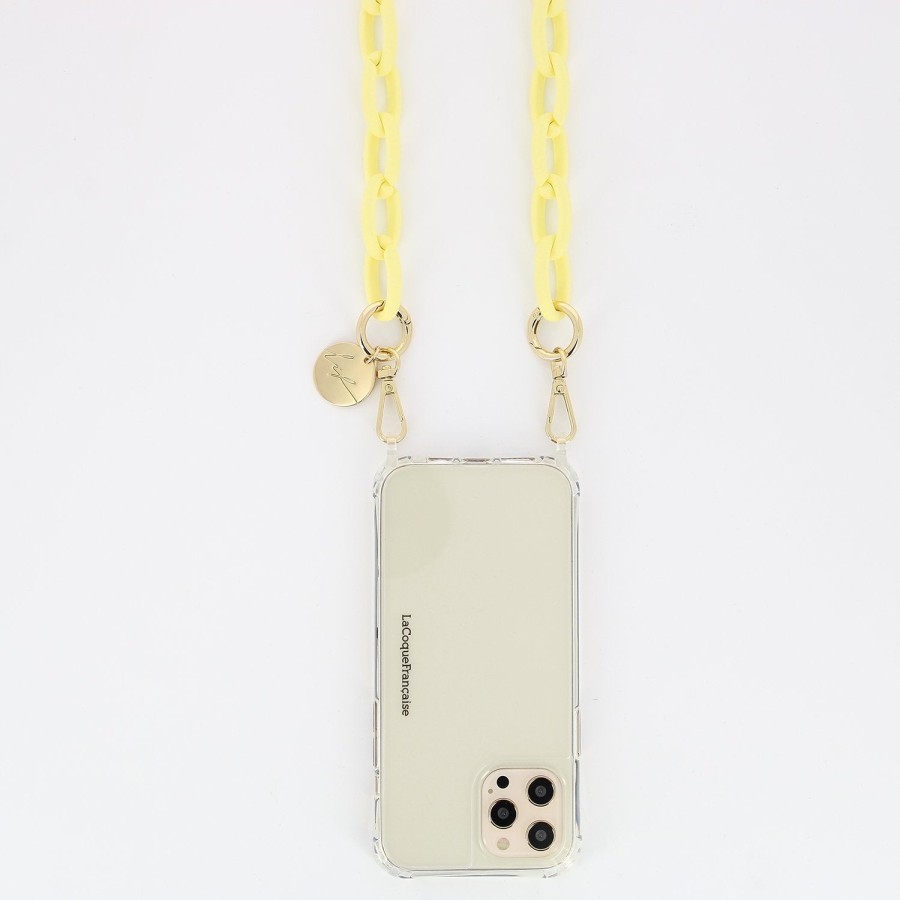 LA COQUE FRANCAISE Phone Chains | Zoe Phone Chain - Matte Yellow