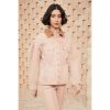 ULLA JOHNSON Jackets | The Odette Jacket Light Pink