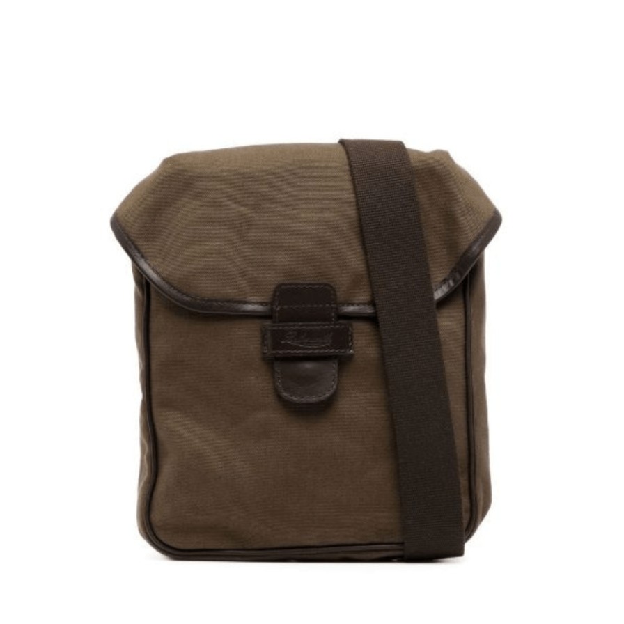 Leathersmith of London Bags | Canvas Crossbody Bag - Khaki