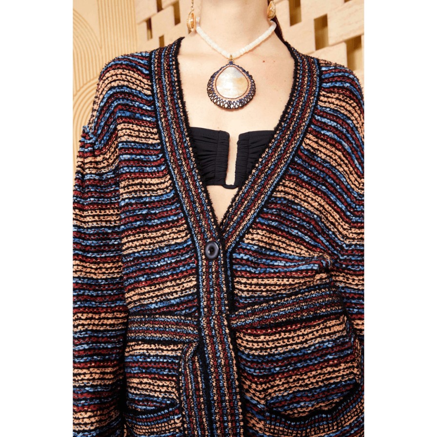 ULLA JOHNSON Knitwear | Seba Cardigan Mutli