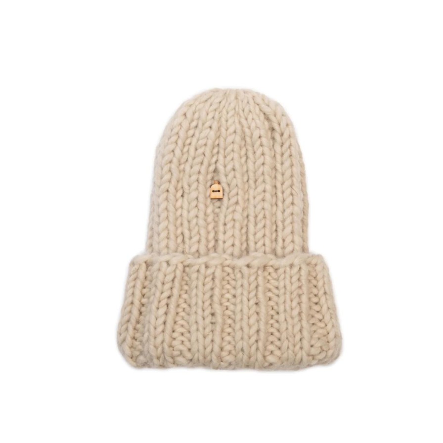 MYSSY Hats | Onni Muffi Wool Beanie White