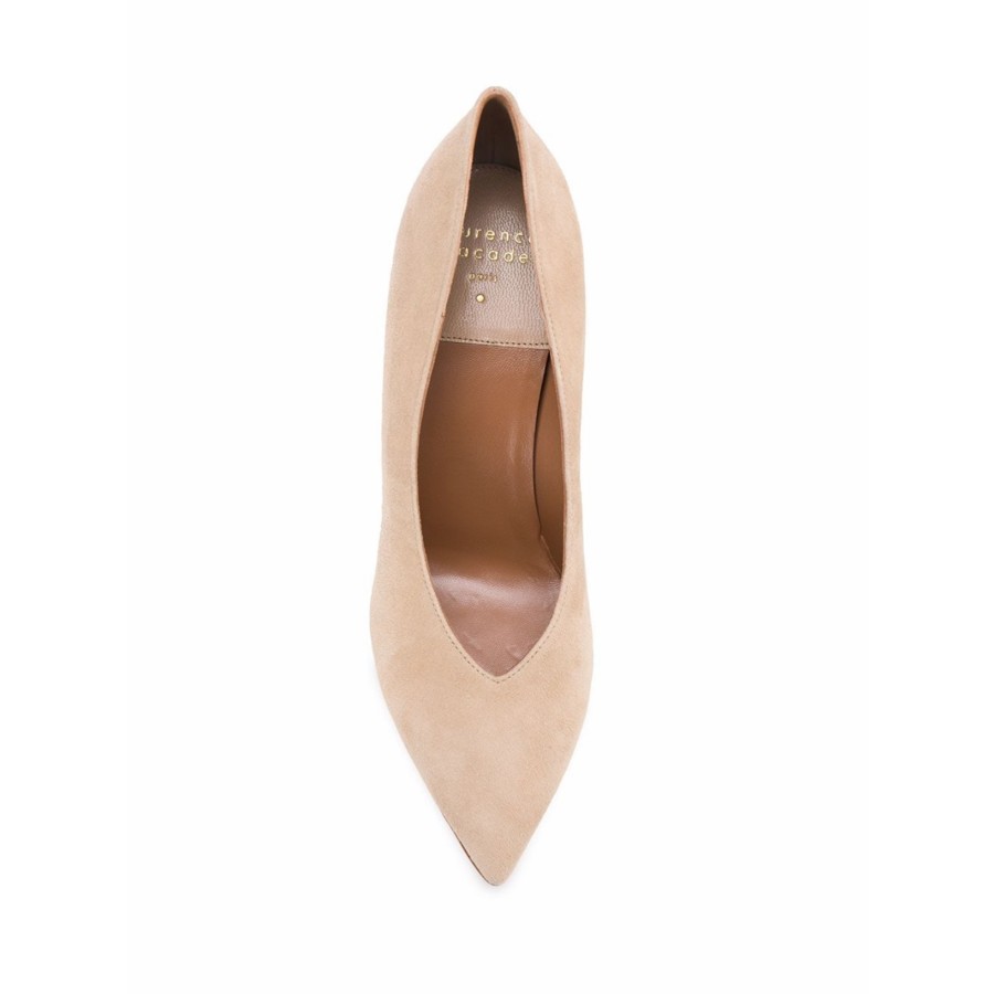 Laurence Dacade Shoes | Vivette Suede Heels - Sand