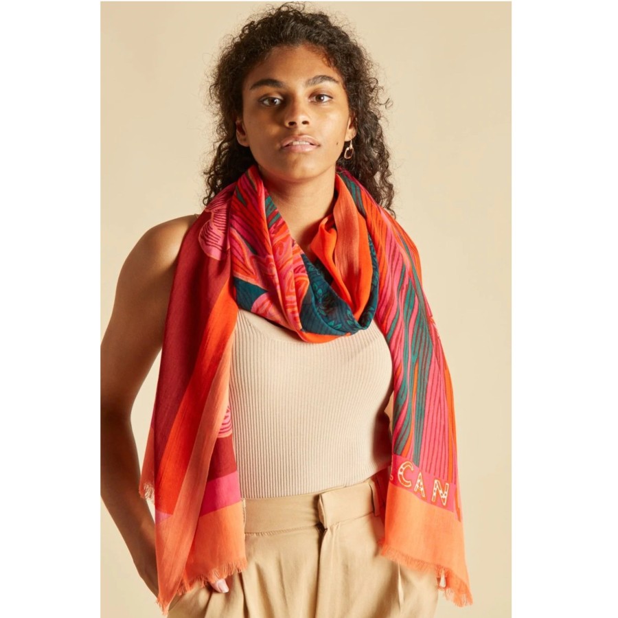 INOUI EDITIONS Scarves | Toucan Red