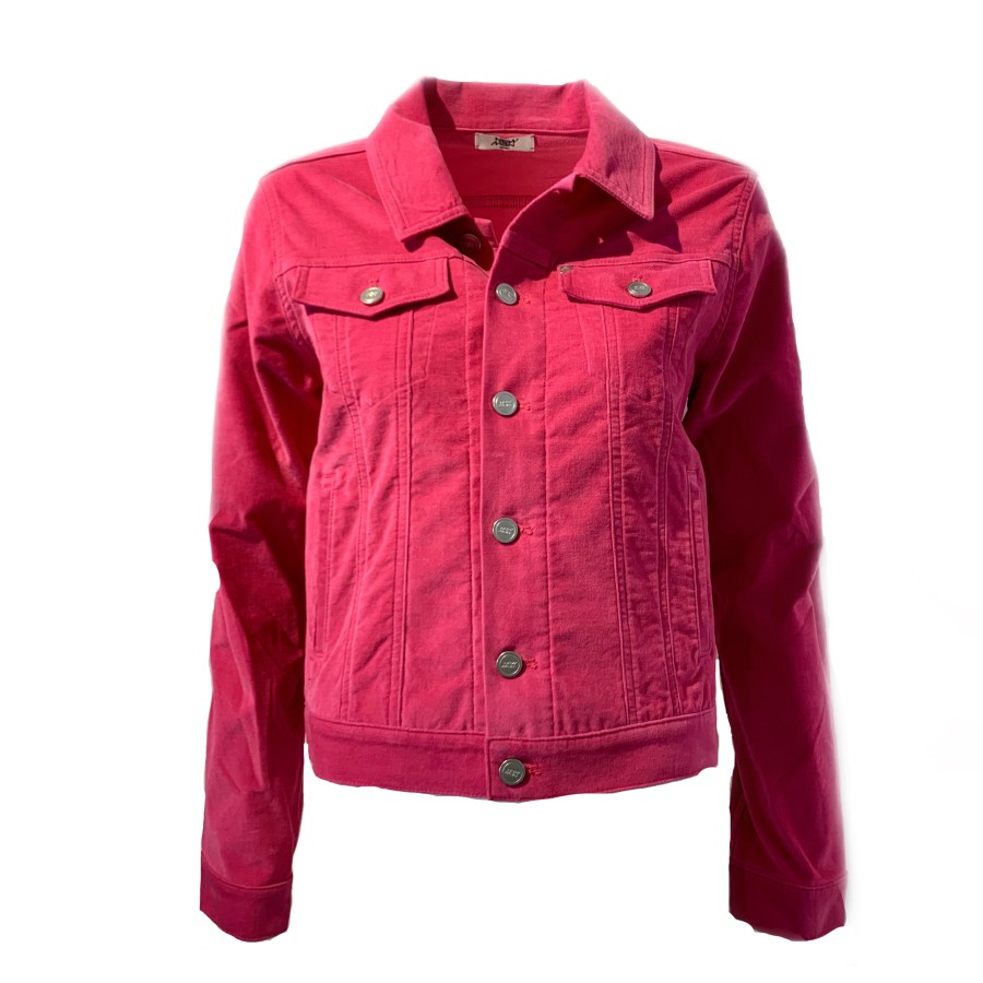 Newman Jackets | Velvet Jean Jacket - Pink