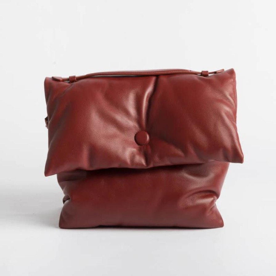 GAVAZZENI Bags | Vitto Bordeaux Leather