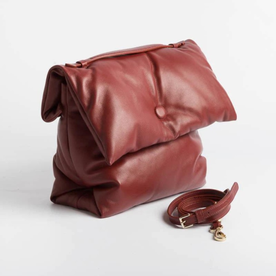 GAVAZZENI Bags | Vitto Bordeaux Leather