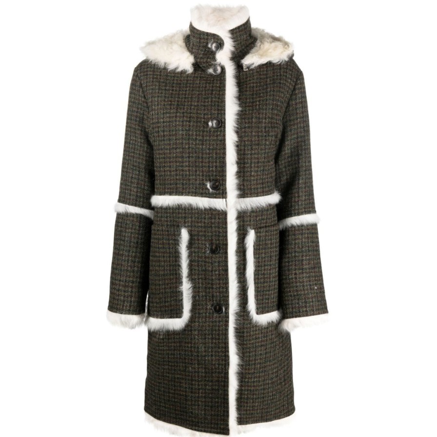 Yves Salomon Coats | Charles Lamb Wool Coat Brown