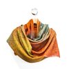 Leathersmith of London Scarves | Green Rust Scarf