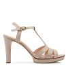 Repetto Shoes | Bikini Leather Heel - Nude