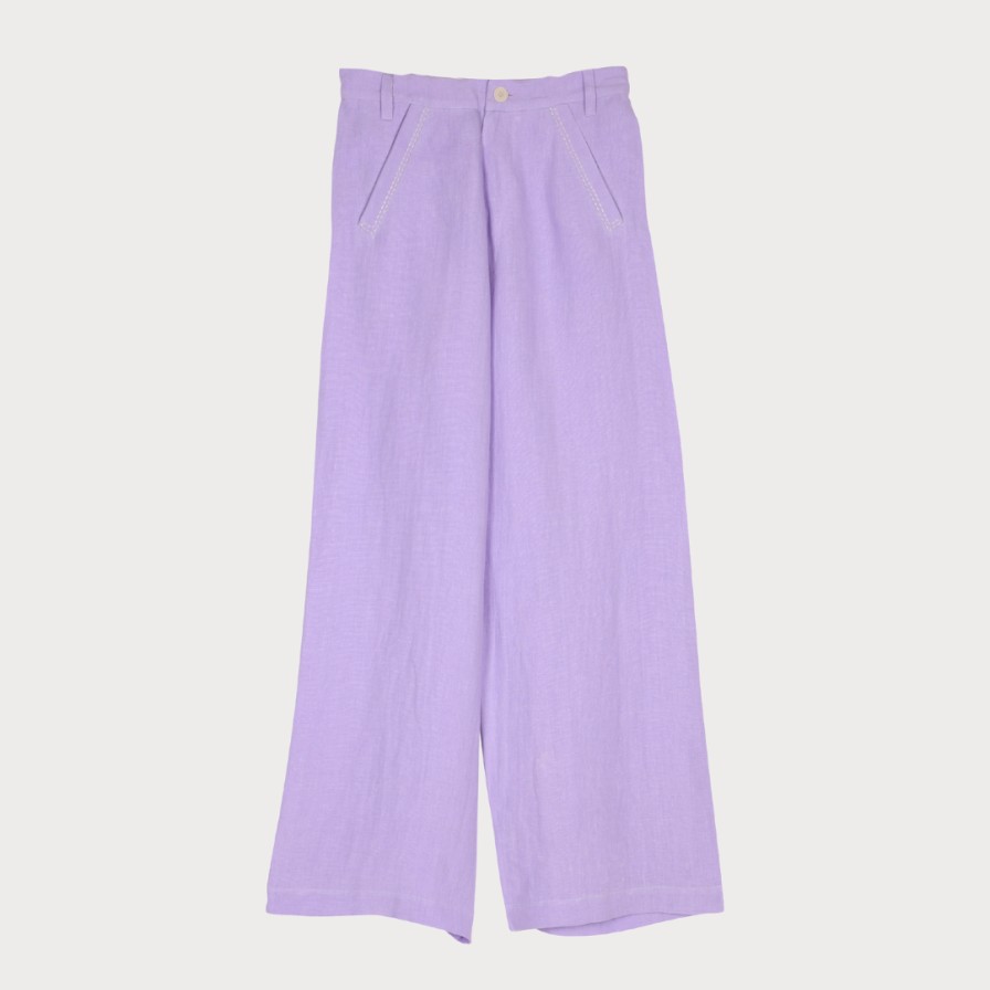 MII COLLECTION Trousers | Pant Lena Les Unis Violet Violet