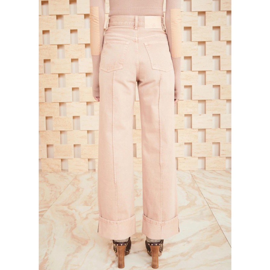 Ulla Johnson Trousers | The Genevieve Jean Rosewood Blush Pink