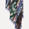 Pierre-Louis Mascia Scarves | Aloe Scarf Blue Trim