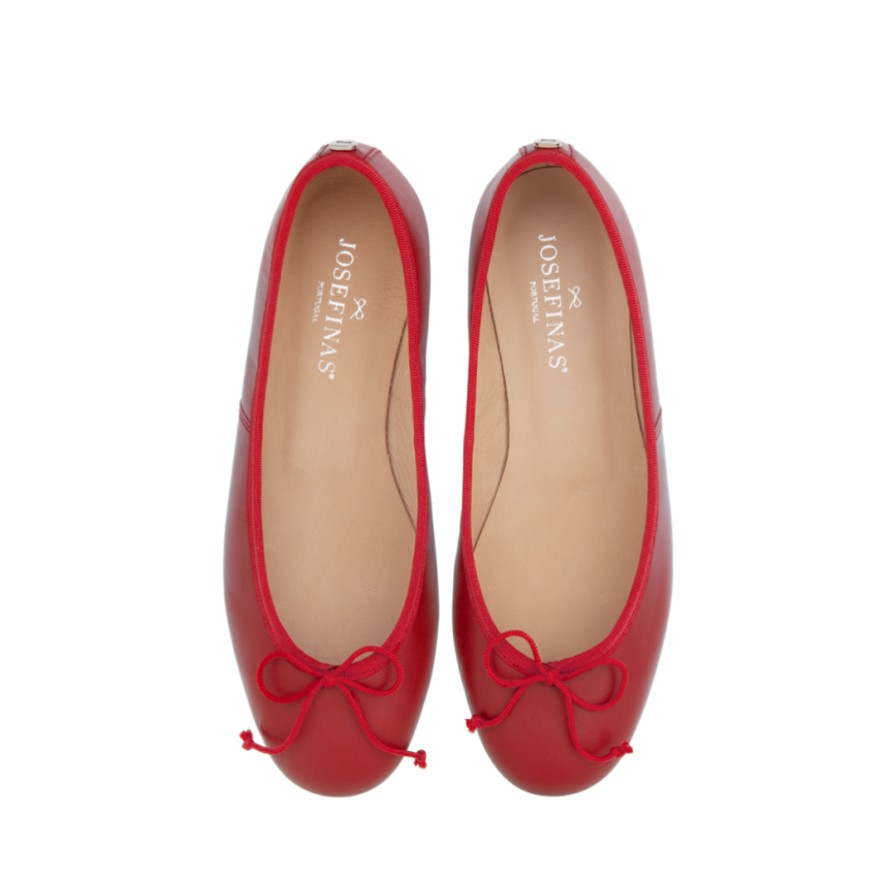 Josefinas Shoes | No.1 Collection Ballerinas - Passionate Red