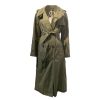 Sealup Jackets | Long Green Trenchcoat