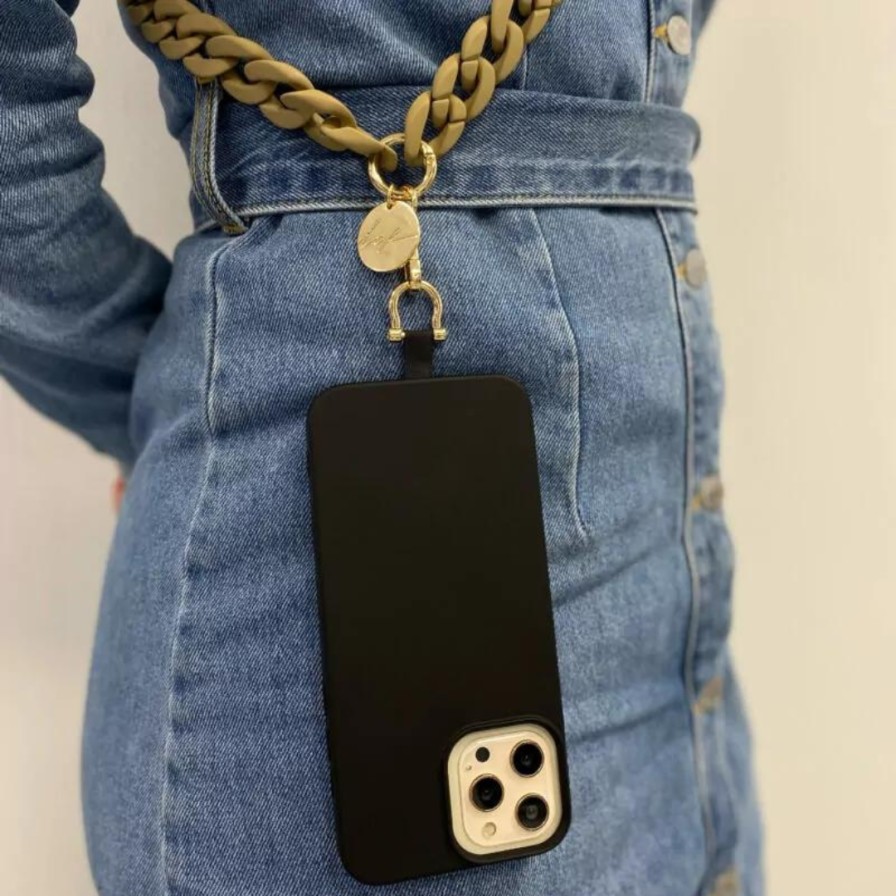 LA COQUE FRANCAISE Phone Chains | Gold Phone Attachment