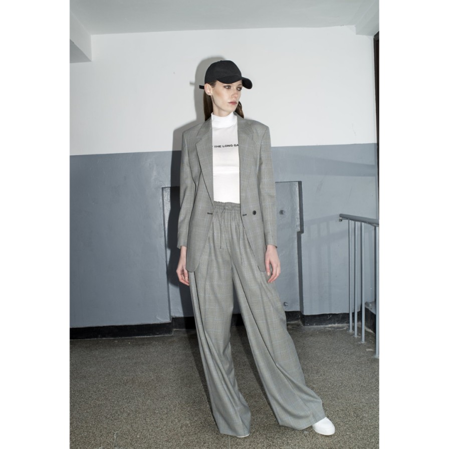 Alexandra Long Trousers | Marcelo Pow Check Trousers