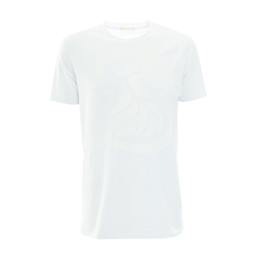 Leathersmith of London T-Shirts | White Logo T-Shirt