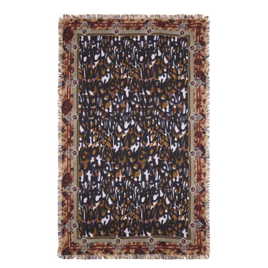 PIERRE LOUIS MASCIA Scarves | Aloe Ultrawash Scarf Brown