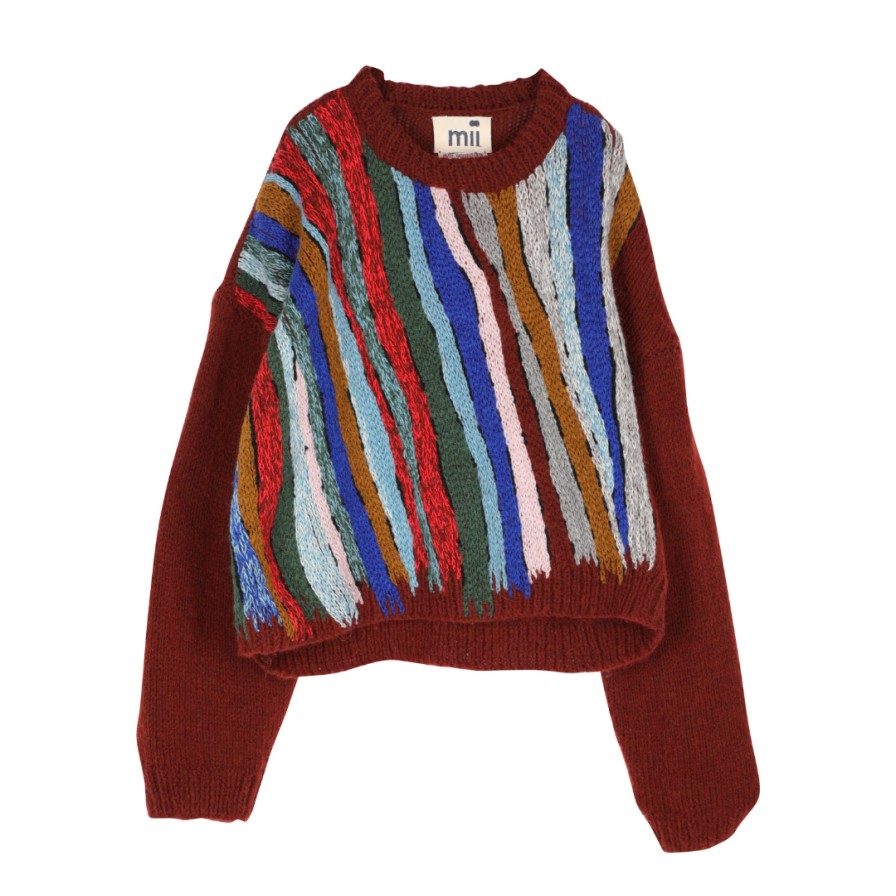 MII COLLECTION Knitwear | Pull Karin Knitted Sweater Red