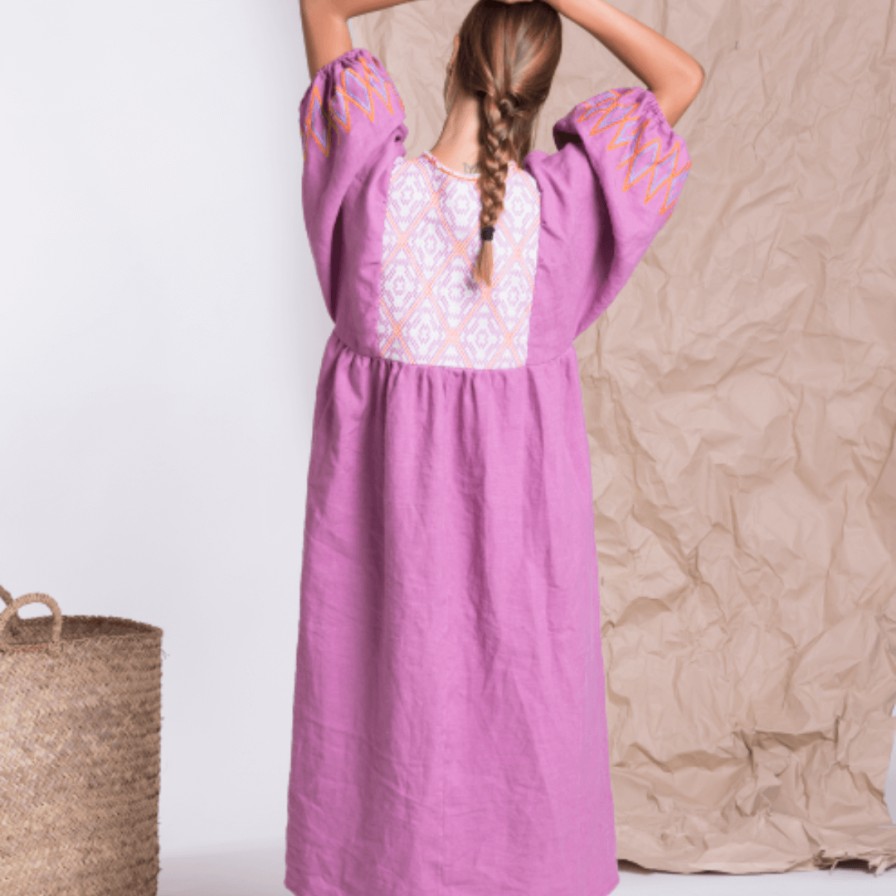 NINALEUCA Dresses | Butterfly Long Dress Purple