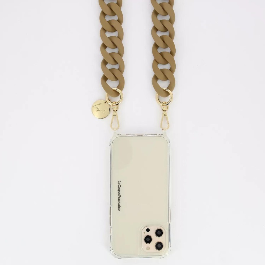 LA COQUE FRANCAISE Phone Chains | Alice Matte Beige