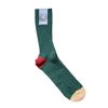 Leathersmith of London Socks | Ribbed Cashmere Socks Bottle Green