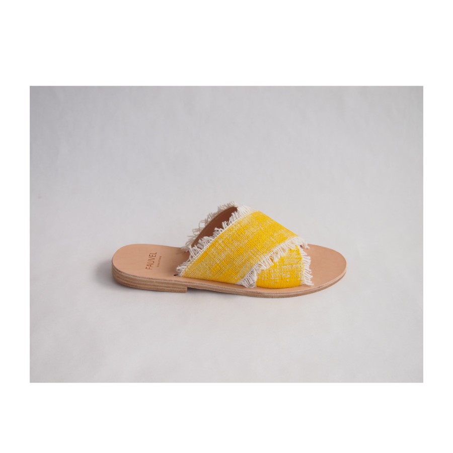 Atelier Fauvel Shoes | Brush Yellow Sandal