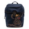 Leathersmith of London Bags | Canvas Lion Backpack - Navy