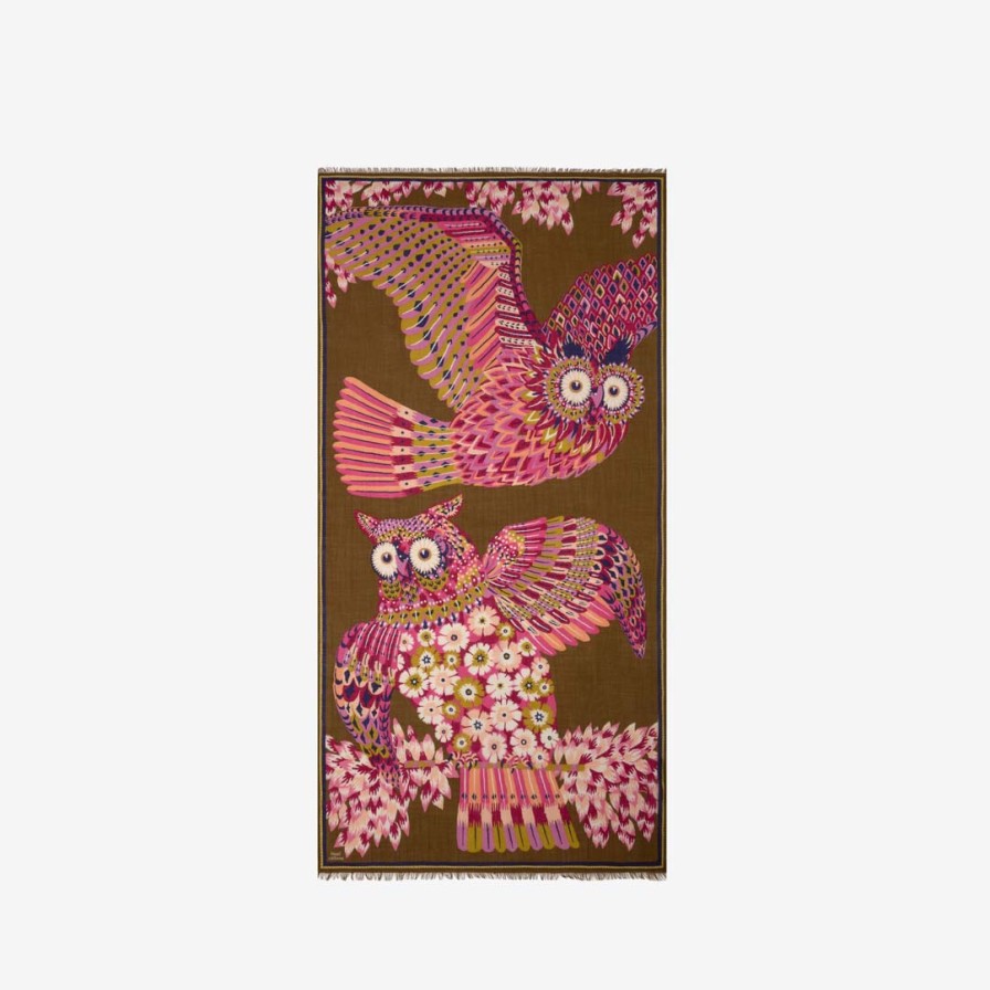 INOUI EDITIONS Scarves | Scarf Hulule Fuchsia